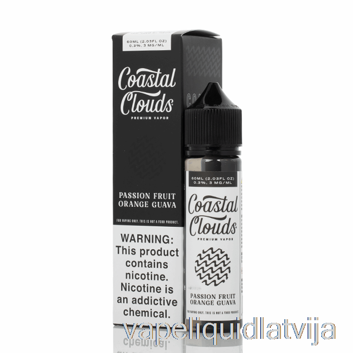 Marakujas Apelsīnu Gvajava - Piekrastes Mākoņi Co. - 60 Ml 3 Mg Vape šķidruma